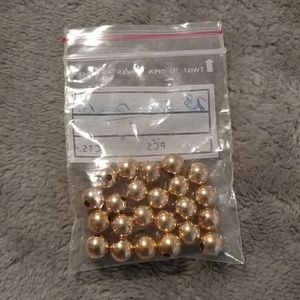 Gold beads